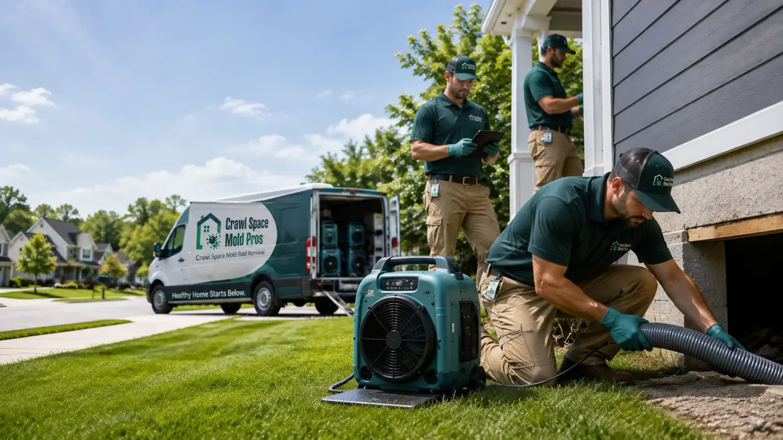 Crawl Space Mold Removal in Keego Harbor, MI